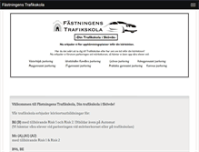 Tablet Screenshot of fastningenstrafikskola.se